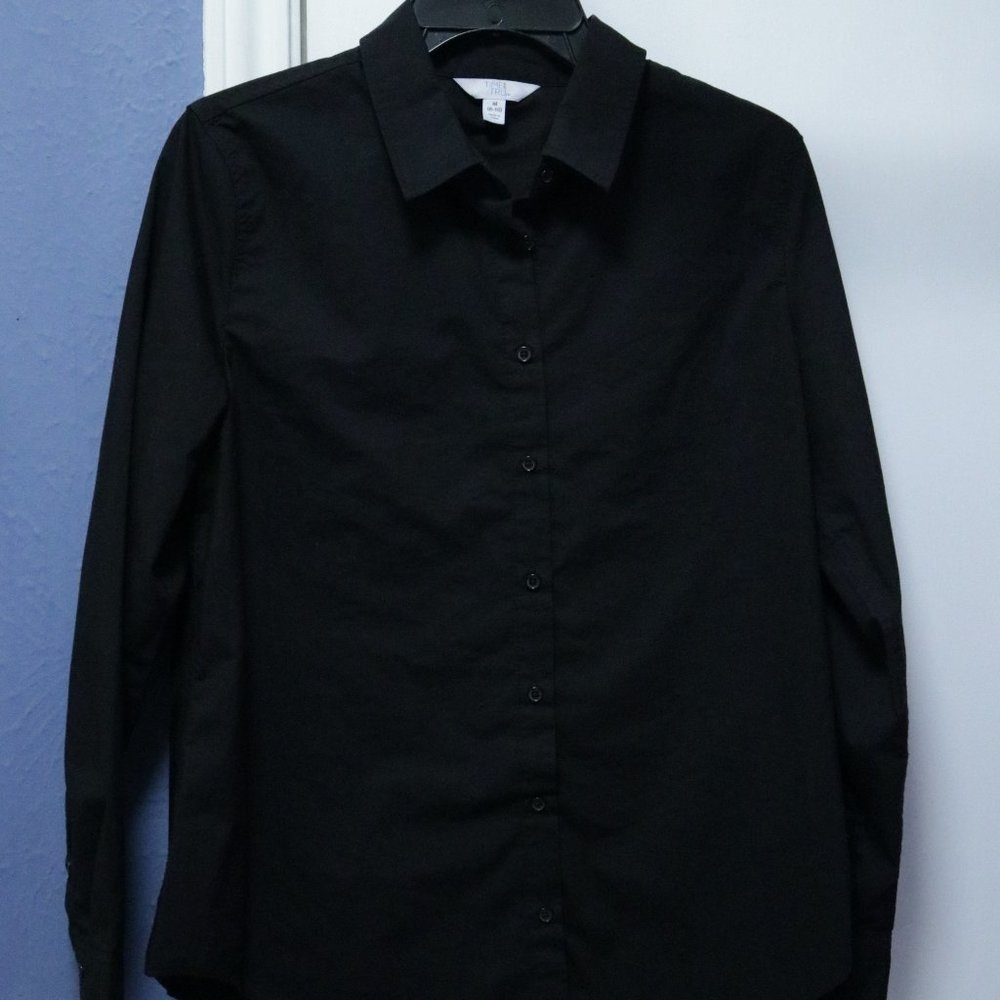 Long Sleeve Collared Button Down Shirt